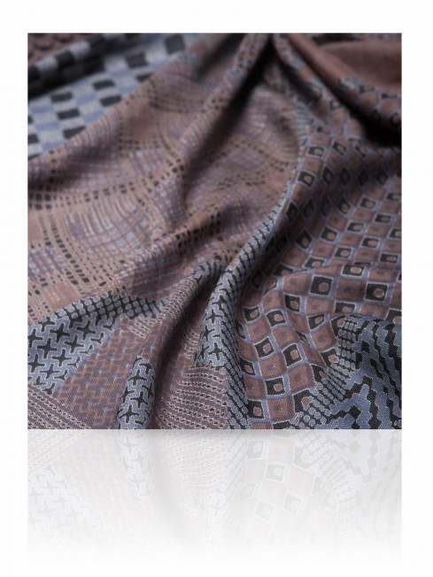 Платок Унисекс SN-SCOTTISH.CHECKS/BEIGE.BLUE